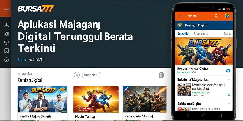 Tampilan antarmuka BURSA777 yang modern dan menarik untuk berita digital.